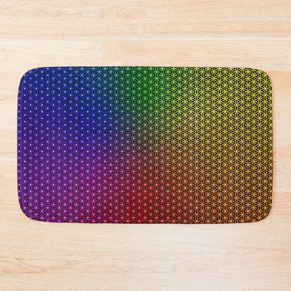 Item preview, Rainbow Flower of Life | SG003-Spectrum 2x_FULL ⚫️ Black designed and sold by Re.SOURCE.