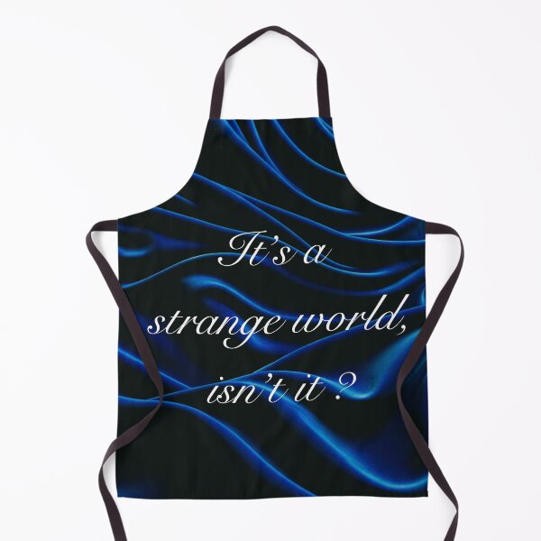 Artikelvorschau, David Lynch - Blue Velvet Zitat - Es ist eine seltsame Welt entworfen und verkauft von The Sticker Bureau.