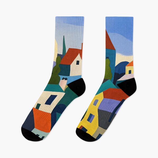 Item preview, "Colored Geometric Town" designed and sold by Tecno-Art-Land.