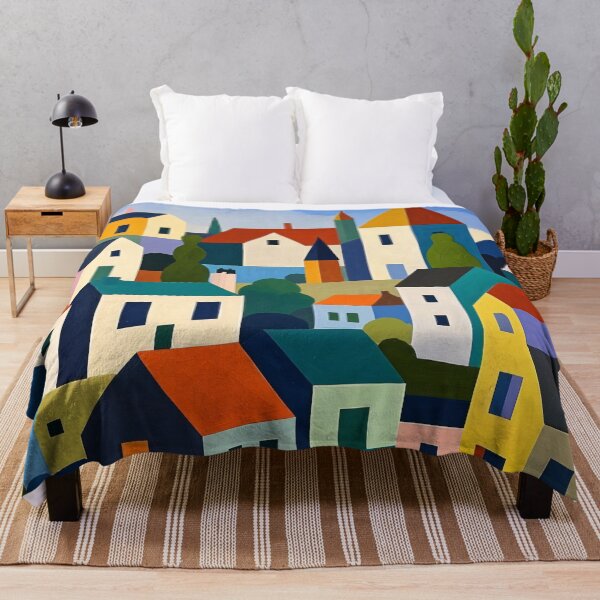 Item preview, "Colored Geometric Town" designed and sold by Tecno-Art-Land.