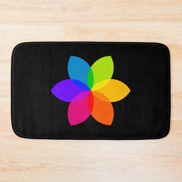 Item preview, Core Flower of Life | Rainbow Colour Blend Petals_FIT ⚫️ Black designed and sold by Re.SOURCE.