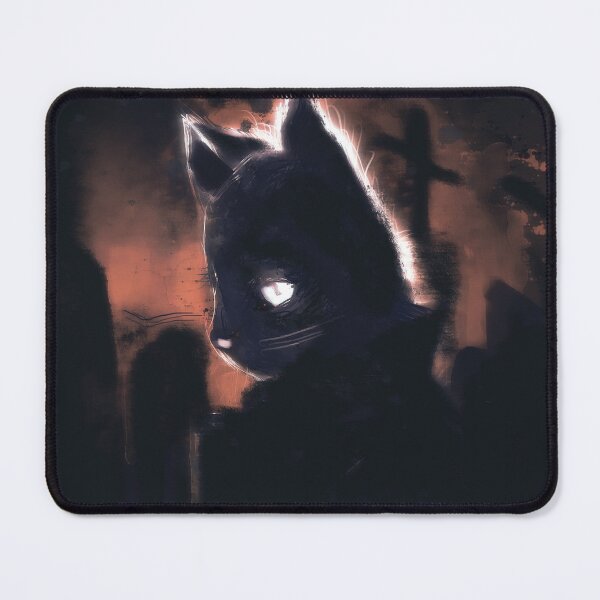 Item preview, Dark cat illustration designed and sold by Kobemyers.