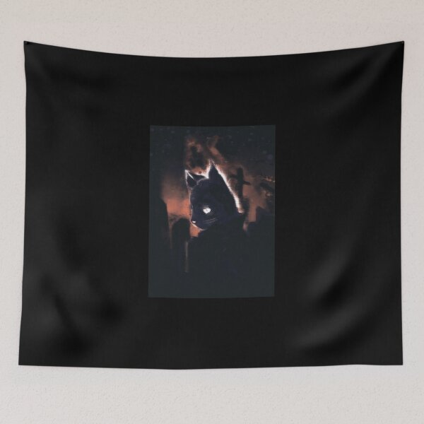 Item preview, Dark cat illustration  designed and sold by Kobemyers.