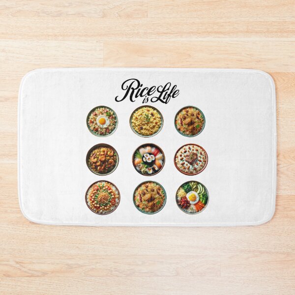 Item preview, 3x3 Grid Design - Rice is Life designed and sold by nature. electrified..