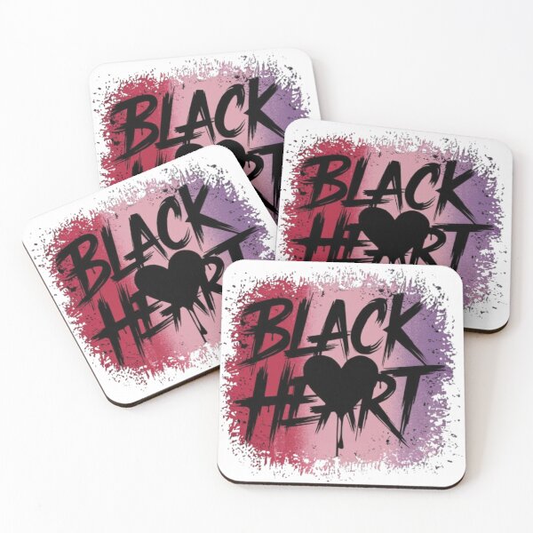 Item preview, Edgy "Black Heart" Grunge Art - Bold and Unique Design designed and sold by GemBob Creations.