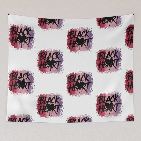 Item preview, Edgy "Black Heart" Grunge Art - Bold and Unique Design designed and sold by GemBob Creations.