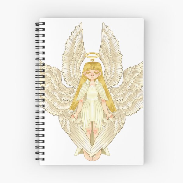 Aperçu de l'œuvre  Pale Angel With Long Straight Blonde Hair créée et vendue par Rychipuff.