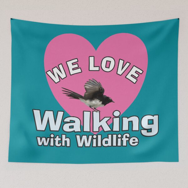Item preview, We love WALKING WITH WILDLIFE Willy Wagtail designed and sold by Jenny  Dyer.