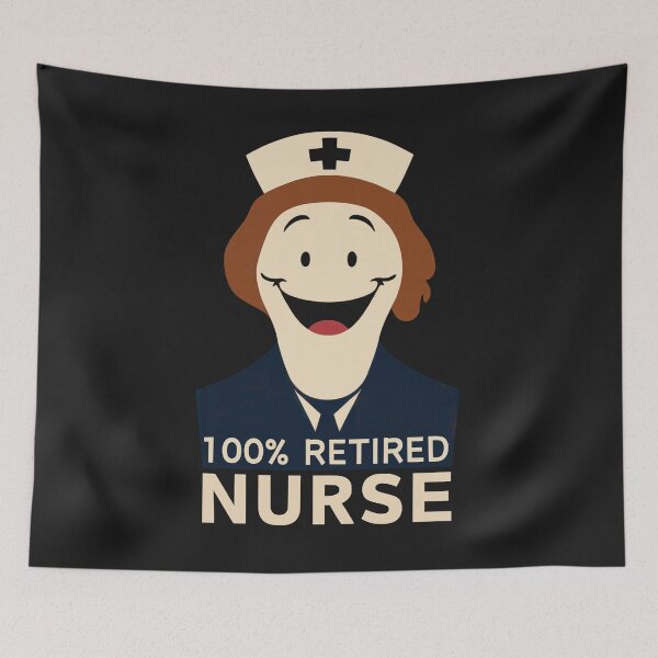 Item preview, 100% Retired Nurse Funny Retirement Gift For Nurse designed and sold by Anniko Art Studio.