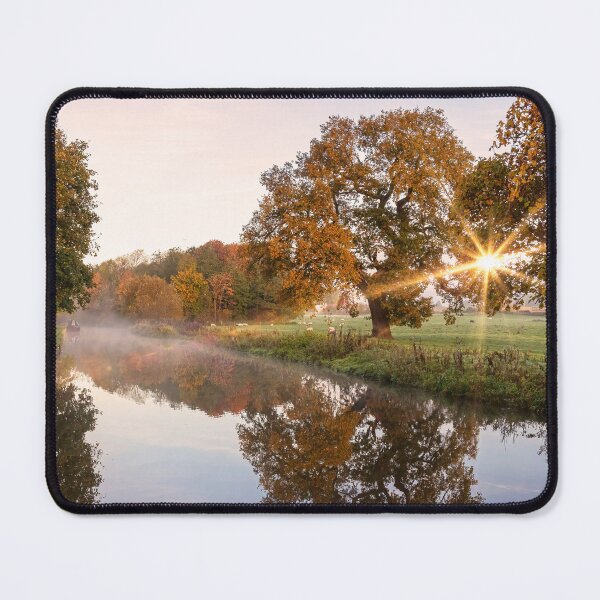 Item preview, beautiful early morning photograph looking down canal designed and sold by alan tunnicliffe.