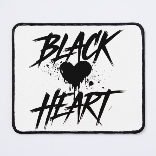 Item preview, Bold "Black Heart" Dripping Grunge Art – Edgy and Minimalist Design designed and sold by GemBob Creations.