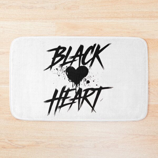 Item preview, Bold "Black Heart" Dripping Grunge Art – Edgy and Minimalist Design designed and sold by GemBob Creations.