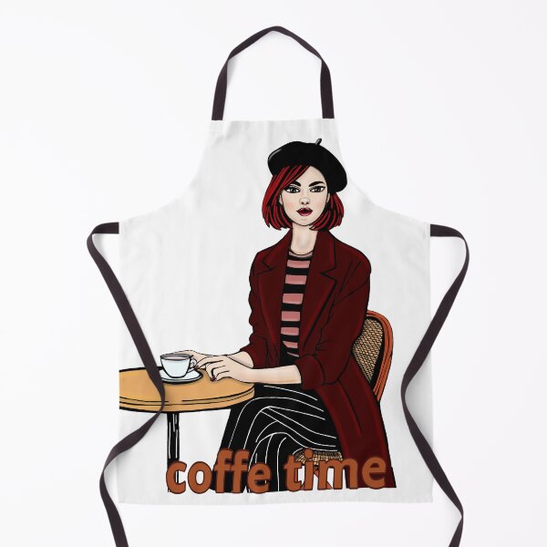 Item preview, Coffe time with beautiful girl designed and sold by ArbuzWorldz.