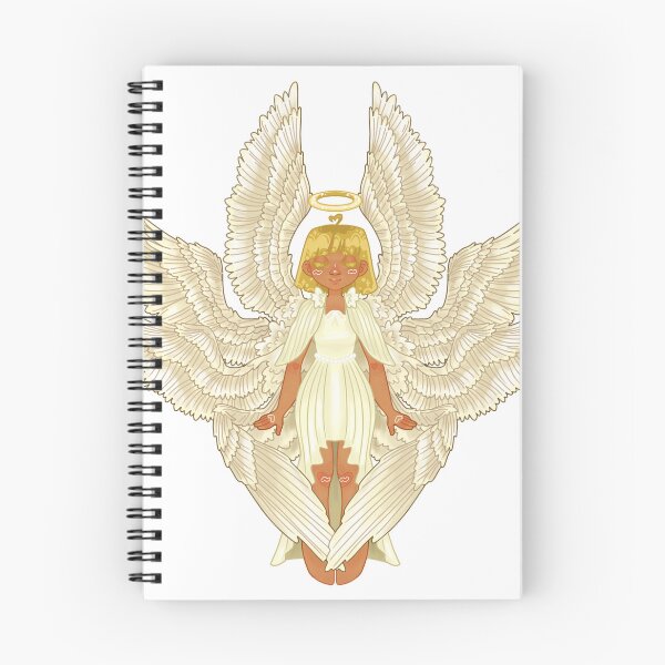Aperçu de l'œuvre Tan Angel With Short Straight Blonde Hair créée et vendue par Rychipuff.