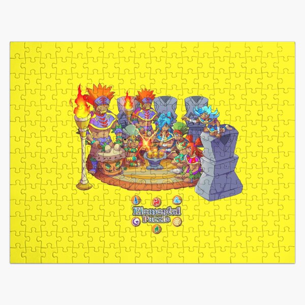 Vista previa del artículo con la obra «¡El poder de los globos chamánicos!», diseñado y vendido por ElementalPuzzle.