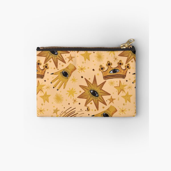 Item preview,  Retro 90s whimsy goth day Celestial magic – Astrology-Inspired Golden Pattern Witchy Aesthetic - Illustration Jemma Jamie Skidmore  designed and sold by Jemma Jamie Skidmore.