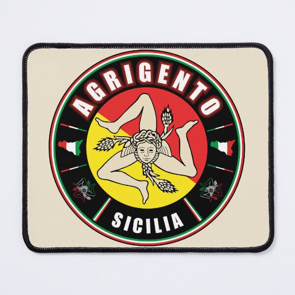 Item preview, Agrigento Sicilia Italia bandiera flag designed and sold by studioss76.