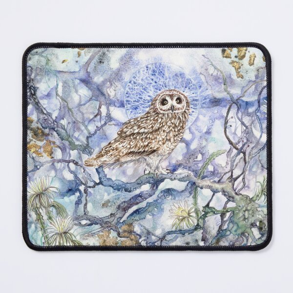 Item preview, Mystic Messenger: Pueo’s Blessing - Owl Art  designed and sold by AJJARTSLLC.