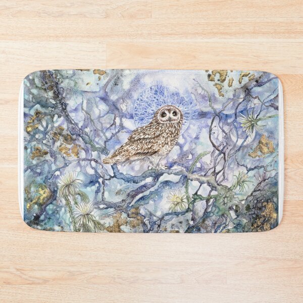 Item preview, Mystic Messenger: Pueo’s Blessing - Owl Art  designed and sold by AJJARTSLLC.