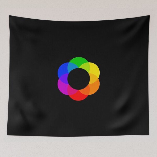 Item preview, Colour Wheel Ring | Minimalist Rainbow Circles | R1 Cluster BLEND_FIT ⚫️ Black designed and sold by Re.SOURCE.