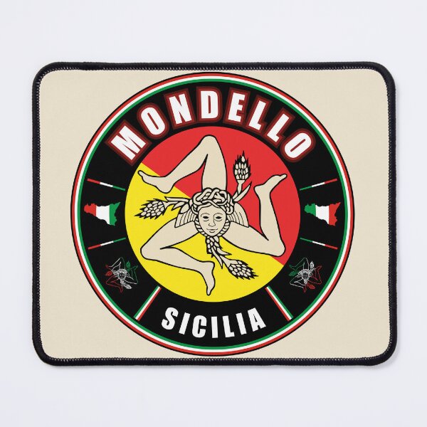 Item preview, Mondello Sicilia Italia bandiera flag designed and sold by studioss76.