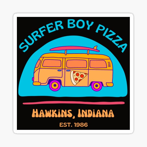 Artikel-Vorschau von Surfpizza, designt und verkauft von GeekRagz.