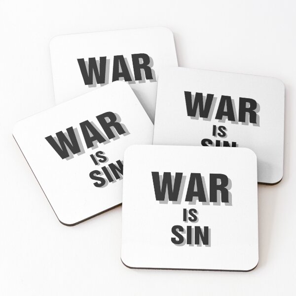 Item preview, ACTIVISM WAR IS SIN designed and sold by HeathersTease.