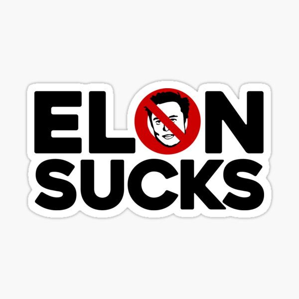 Artikel-Vorschau von Elon saugt Tesla-Stoßstange, designt und verkauft von brkvdesign.