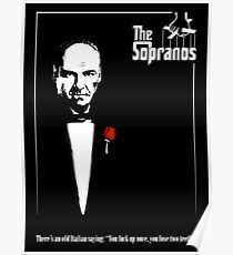The Sopranos (The Godfather mashup) Poster
