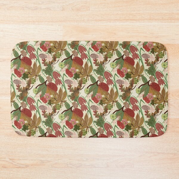 Item preview, Apple Botanical Pattern Toile-Inspired  illustrator Jemma Jamie Skidmore  designed and sold by Jemma Jamie Skidmore.