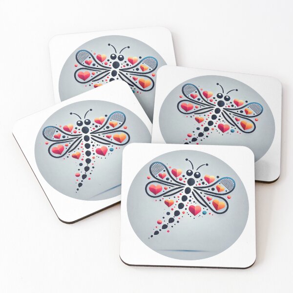 Item preview, Modern Heart Dragonfly designed and sold by Mechanical-Artt.