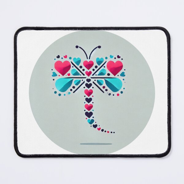 Item preview, Heart Dragonfly Art designed and sold by Mechanical-Artt.