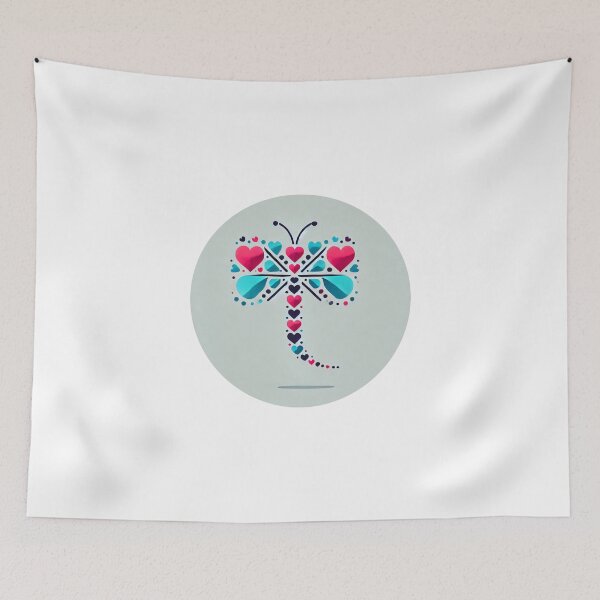 Item preview, Heart Dragonfly Art designed and sold by Mechanical-Artt.