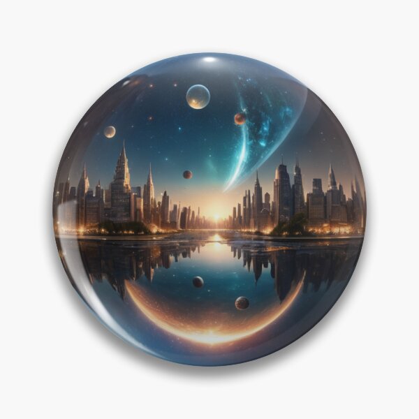 Item preview, Realistic Planetarium in a City Globe  designed and sold by Aisha  Hamza.