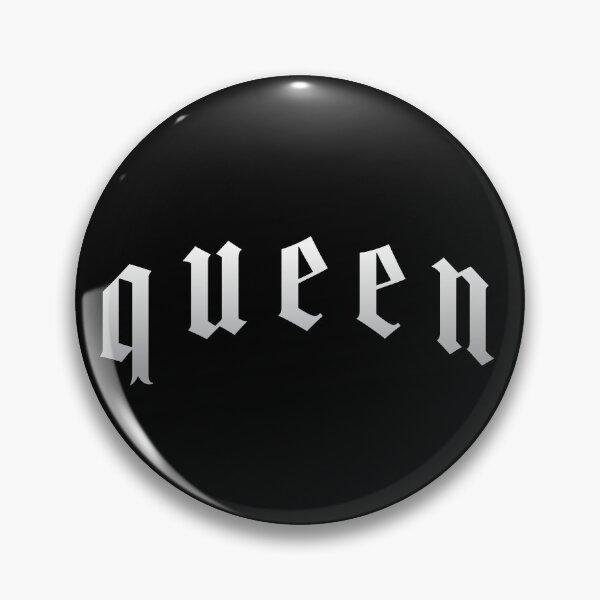 Item preview, Queen Gothic Style Typography Design designed and sold by thegoodwordsco.