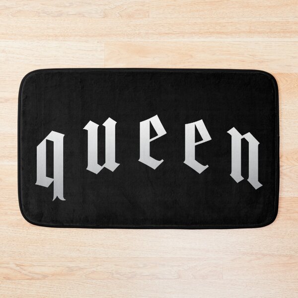 Item preview, Queen Gothic Style Typography Design designed and sold by thegoodwordsco.