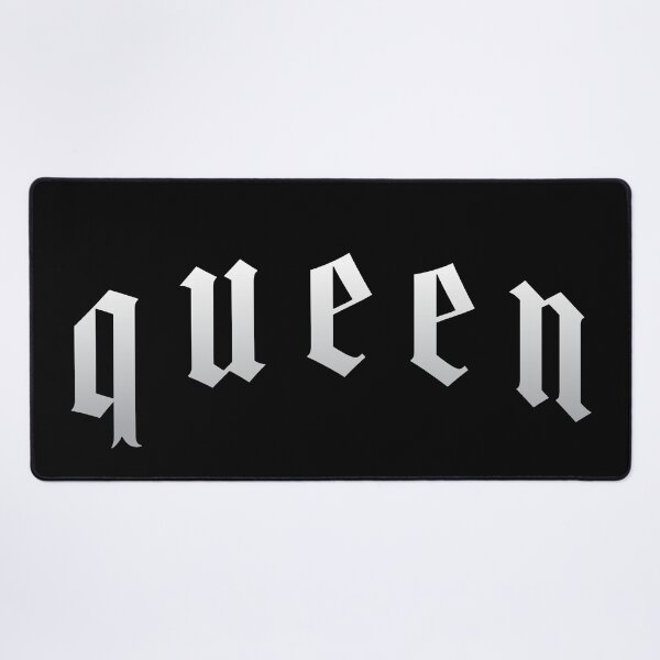 Item preview, Queen Gothic Style Typography Design designed and sold by thegoodwordsco.