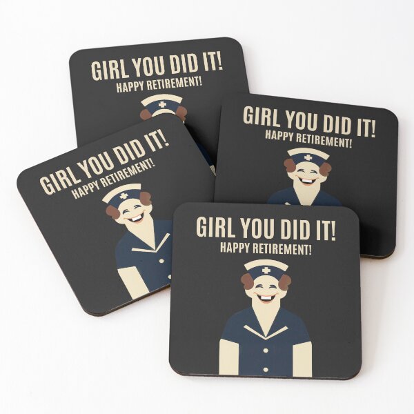 Item preview, Girl You Did It! Happy Retirement! Funny Retirement Gift For Nurse designed and sold by Anniko Art Studio.