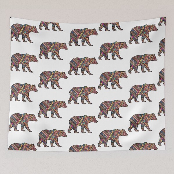 Item preview, Colorful Geometric Bear – Bold & Modern Design designed and sold by CoachCreates.