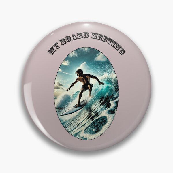 Item preview, Vintage Surfing Surfer Riding a Large Wave on his Surfboard URM designed and sold by urmaddad.
