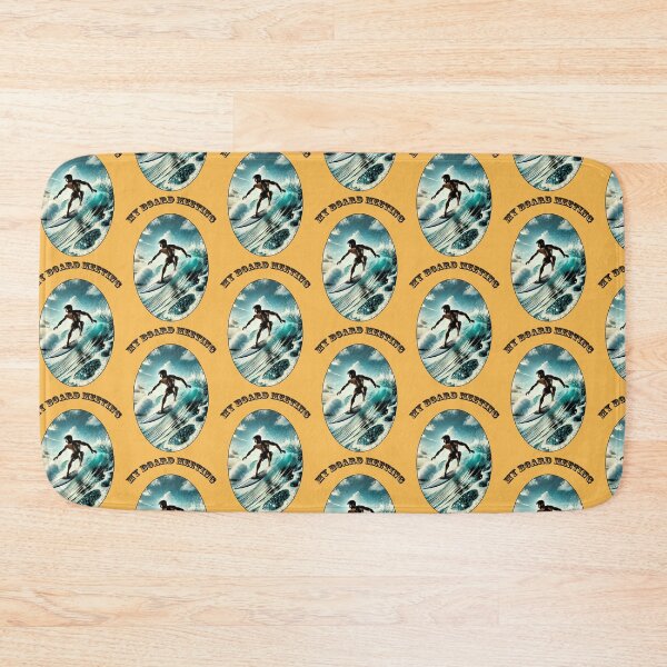 Item preview, Vintage Surfing Surfer Riding a Large Wave on his Surfboard URM designed and sold by urmaddad.