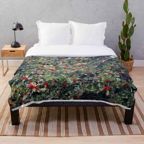 Item preview, Holly Tree with Berries (Ilex species) designed and sold by jzmurdock.
