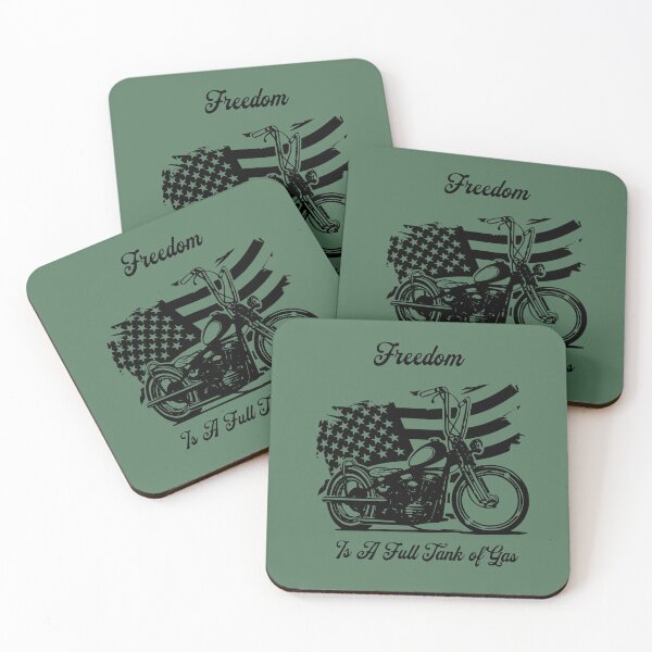 Item preview, Motorcycle: Freedom is a Full Tank of Gas designed and sold by SteelSpirit.