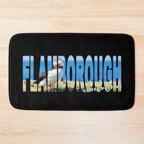 Item preview, FLAMBOROUGH Cliffs Puffins - Headlands Nature Reserve designed and sold by Adam Gormley.