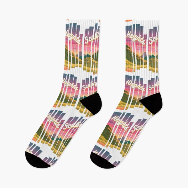 Item preview, Scaling Heights – Mountain Path Landscape Art designed and sold by Ink on Thread.