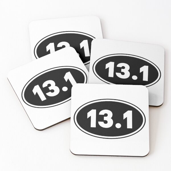 Item preview, 13.1 Half Marathon Running Bumper designed and sold by PixVib.