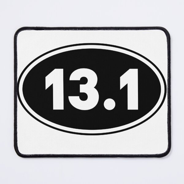 Item preview, 13.1 Half Marathon Running Bumper designed and sold by PixVib.