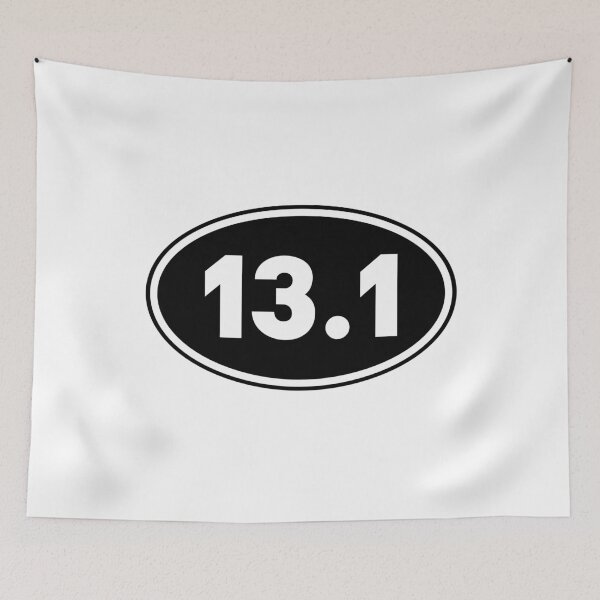 Item preview, 13.1 Half Marathon Running Bumper designed and sold by PixVib.