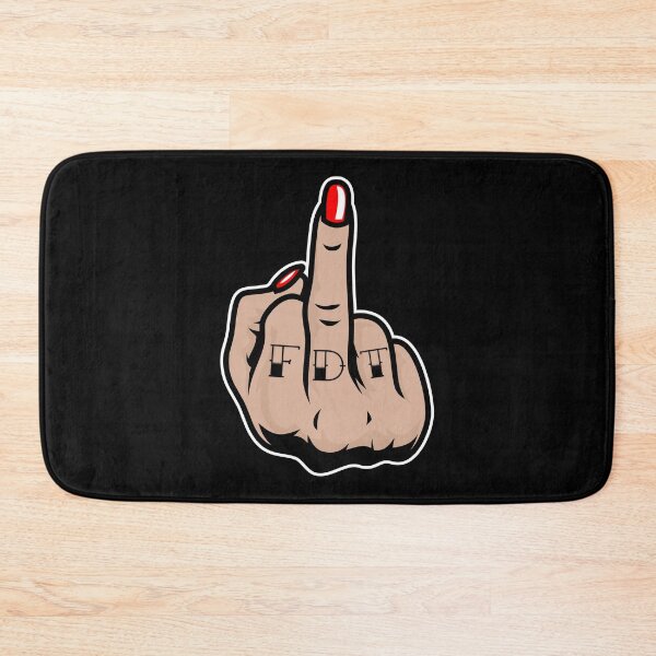 Item preview, FDT Middle Finger Pretty Girls FDT Sticker, FDT Shirt designed and sold by ProtestDonald.