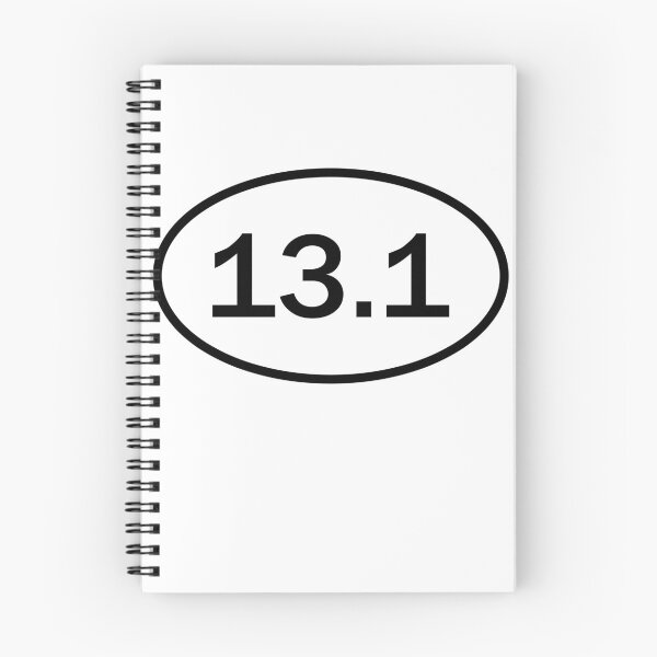 Item preview, 13.1 Half Marathon Running Bumper Oval designed and sold by PixVib.